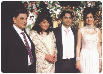 (L to R) Cyrus Poonawalla, Vinoo Poonawalla, Adar Poonawalla, and Natasha Poonawalla