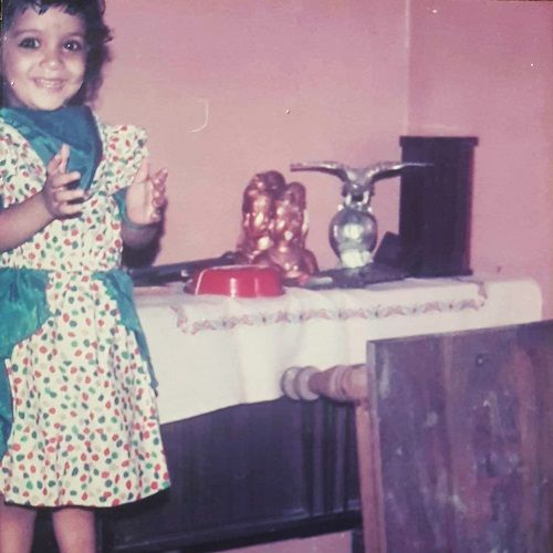 Snehlata Vasaikar's childhood picture