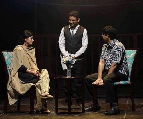 Tasneem Khan in a theatre play