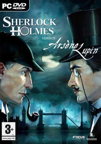 Cover of the PC game Sherlock Holmes Versus Arsene Lupin