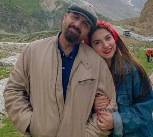 Dananeer Mobeen with her father