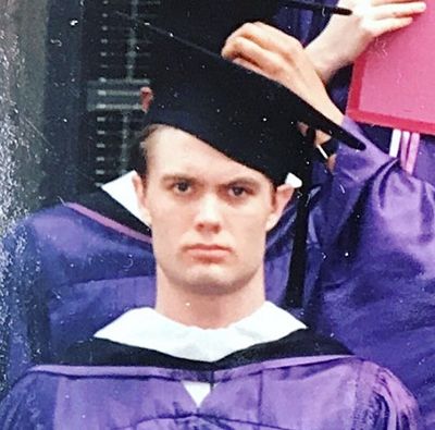 Garret Dillahunt during his graduation day at NYU