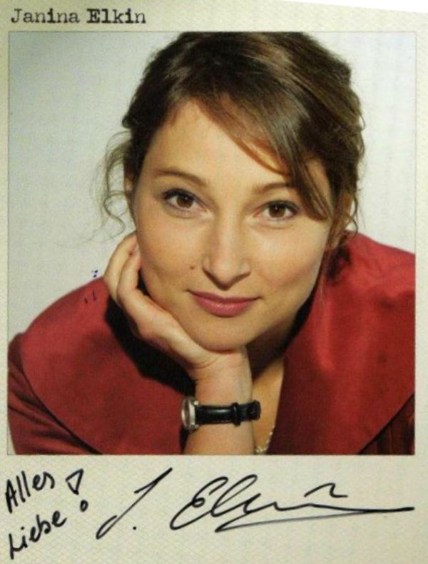 Janina Elkin's autograph