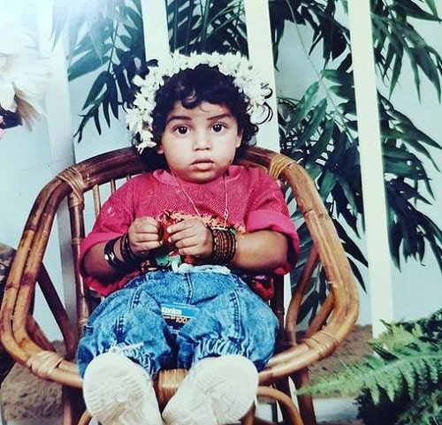 Majiziya Bhanu's childhood picture