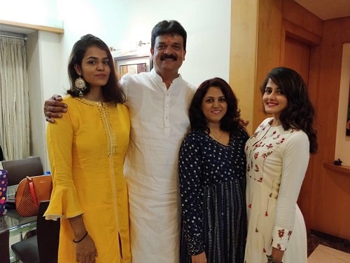 Shivani Patil with her family
