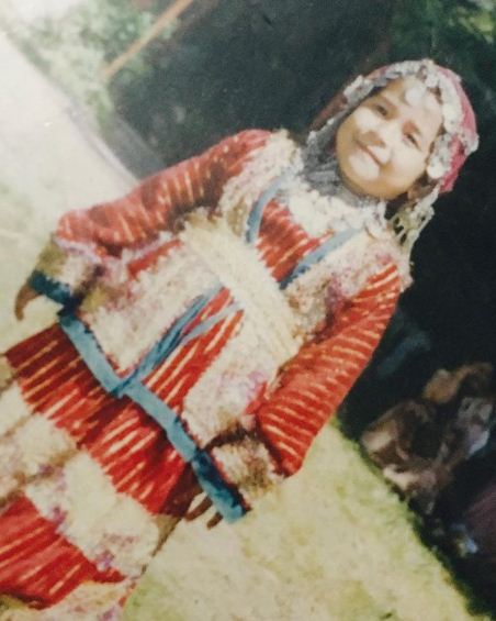 Aditi Rajput in childhood