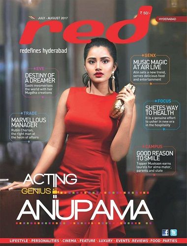 Anupama Parmeshwaram featured on the cover of Red Magazine