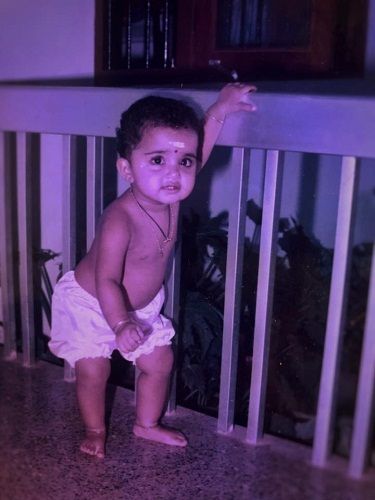 Anupama Parmeshwaram's childhood photo
