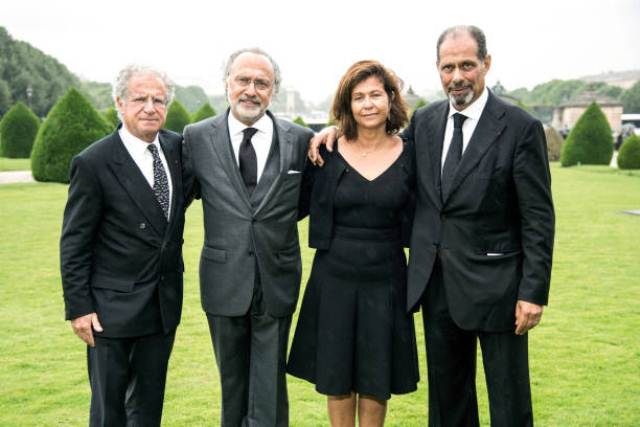 Olivier Dassault with his siblings