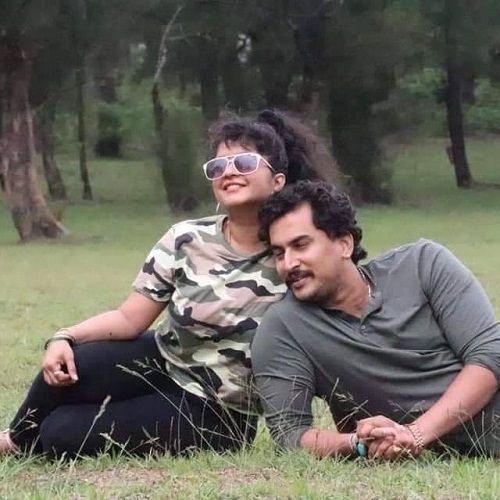 Shubha Poonja and her boyfriend