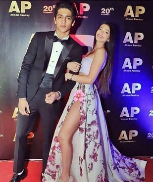 Ahaan Panday with his sister