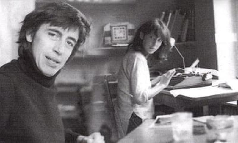 An old picture of Richard Neville and Julie Clarke