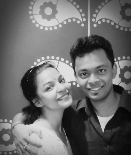 Ankita Shrivastav and her brother