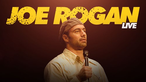 Cover poster of the comedy special Joe Rogan Live