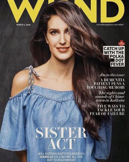 Isabelle Kaif on the cover of WKND magazine