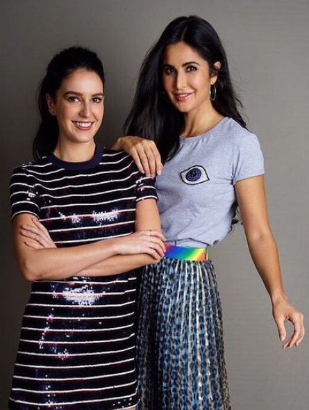Isabelle Kaif with her sister