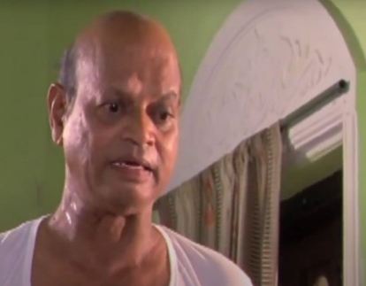 Kishore Nandlaskar in a Marathi film