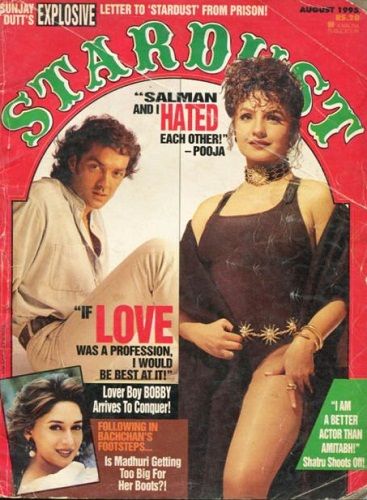 Pooja Bhatt featured on Stardust magazine cover