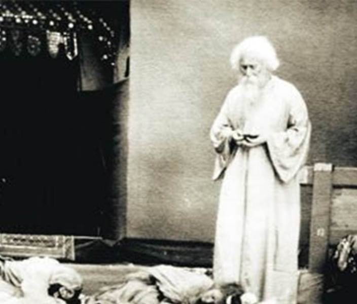 Rabindranath Tagore in Natir Puja
