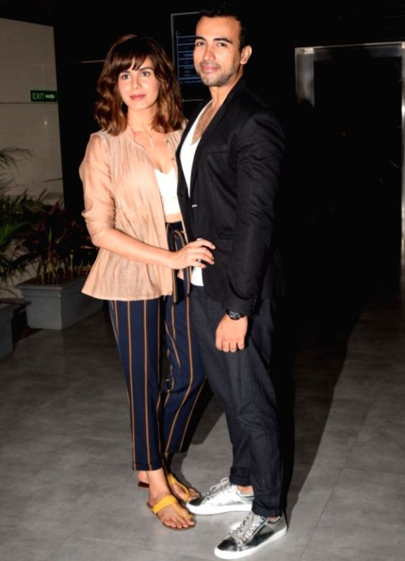 Saahil Sehgal with his wife