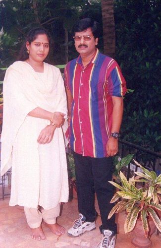 Vivek with his wife