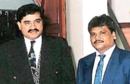An old picture of Chhota Rajan with Dawood Ibrahim