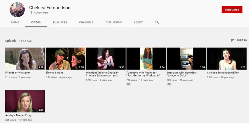 Chelsea Edmundson - YouTube Channel