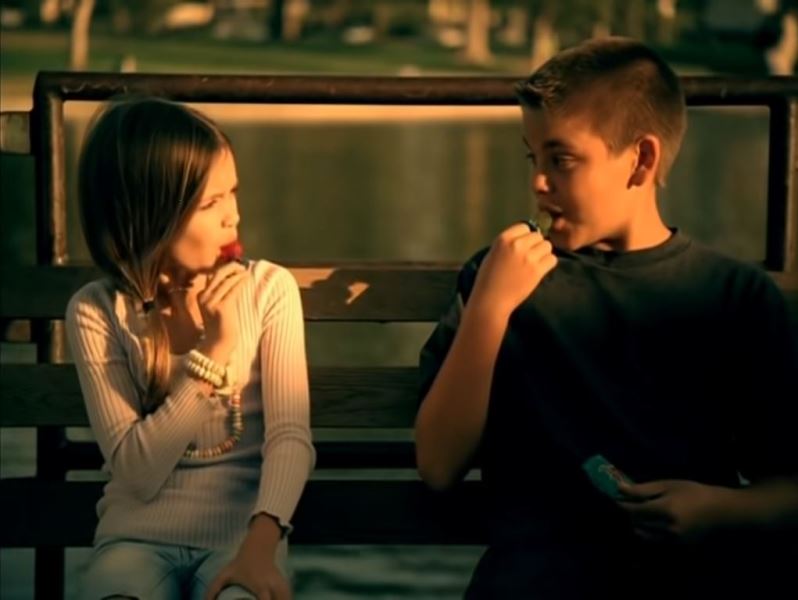 Ciara Bravo in the music video of the song "Love Like This"