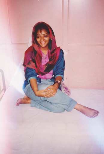 Kanu Priya during her younger days