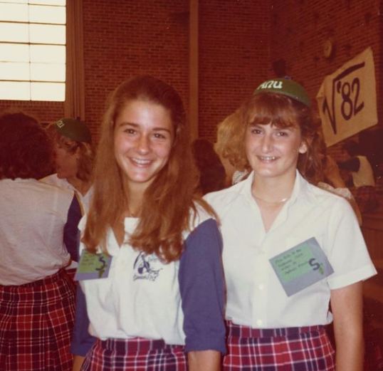 Melinda Gates in her high school days