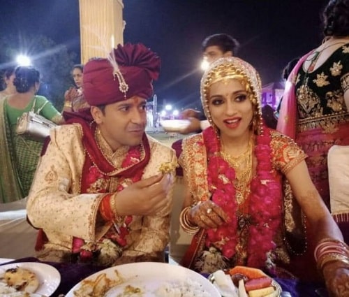Nitika Kaul's marriage photo