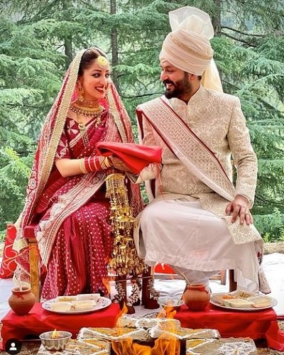 Aditya Dhar and Yami Gautam's wedding picture