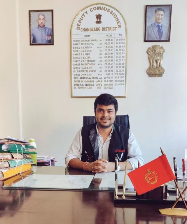 Devansh Yadav in his office