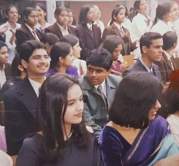Karan Mehra in his school days