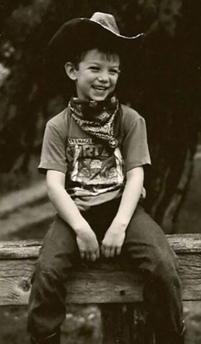 Matt Carriker as a child