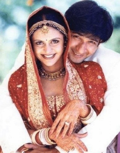 Raj Kaushal and Mandira Bedi's wedding picture