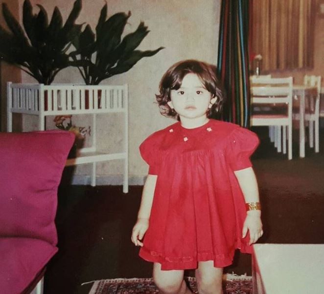 Sana Javed's childhood picture