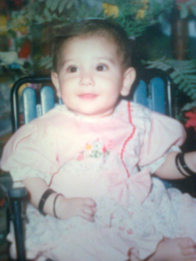 Hina Altaf's childhood picture