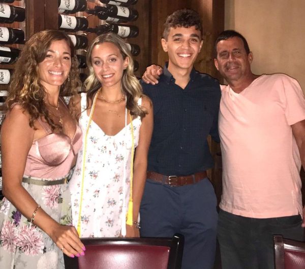 David Iacono with his family