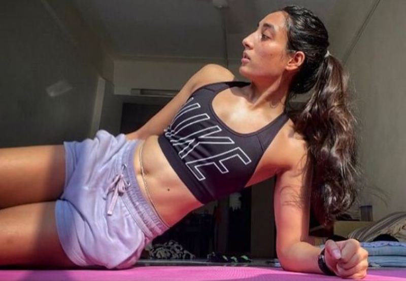 Maana Patel's workout picture