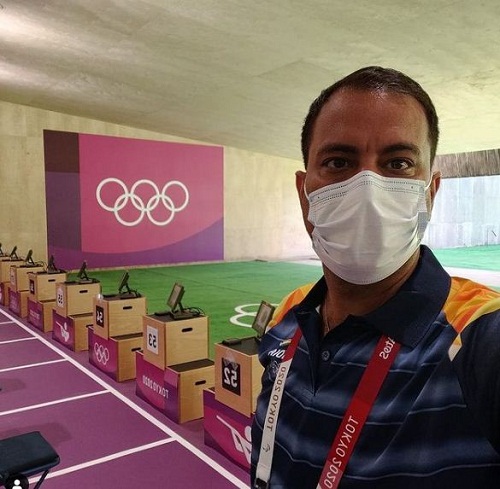 Sanjeev Rajput at the Tokyo Olympics 2020