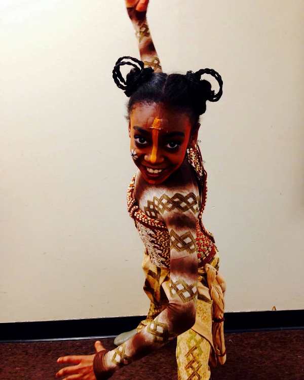 Shahadi Wright dressed a Young Nala for the Broadway show 'The Lion King' (2014)