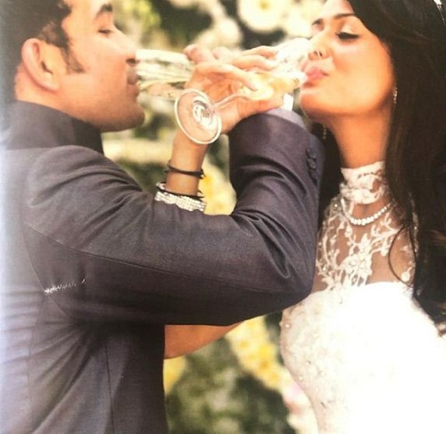 Shakeel Ladak's wedding picture