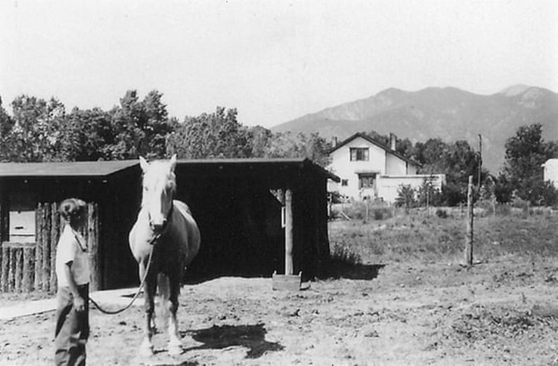 Wally Funk as a child in Taos, New Mexico
