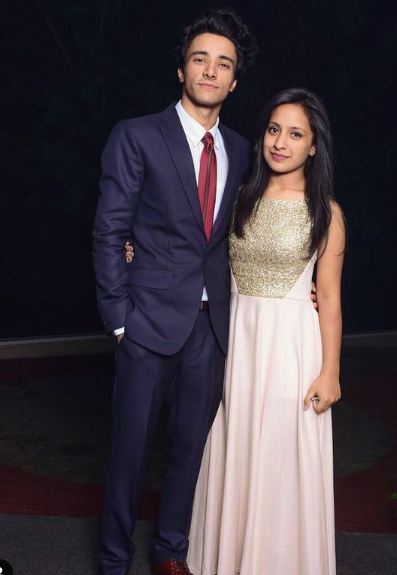 Aksh Baghla with his sister