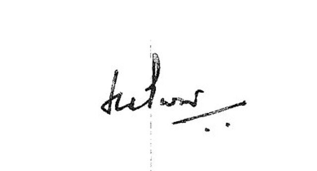 Hardeep Singh Puri's signature