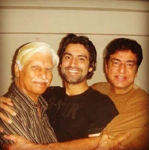 Karan Nath with his father and grandfather