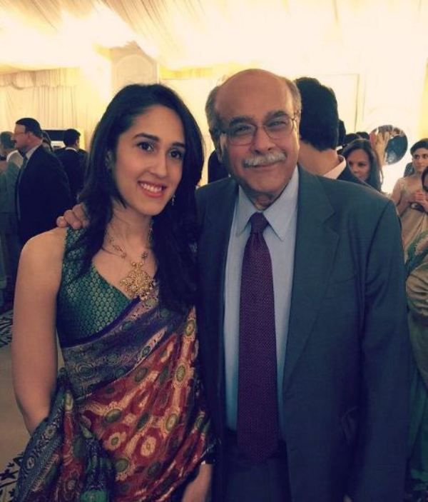Mira Sethi with her father