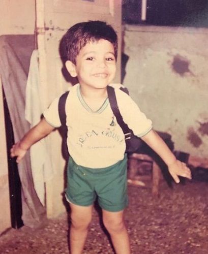 Nishant Bhat's childhood picture