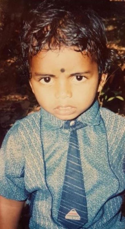 P. R. Sreejesh's childhood picture